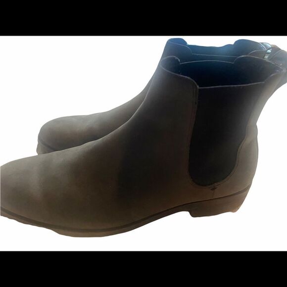 Cole Haan Mens Warner Gray Leather Chelsea Boots Shoes Size 11M - Picture 10 of 14